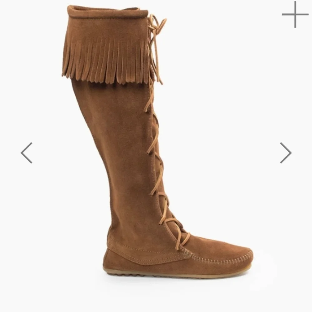 Women's Tan Knee-High Boots